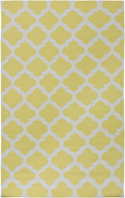 Light Olive Hand Woven 100% Wool Modern Rectangle Handmade rug, Indoor use only, no fringe, non-washable.