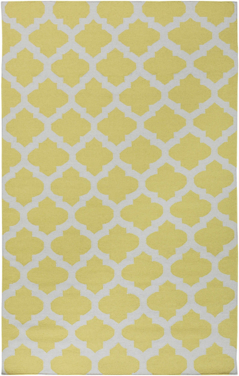 Light Olive Hand Woven 100% Wool Modern Rectangle Handmade rug, Indoor use only, no fringe, non-washable.