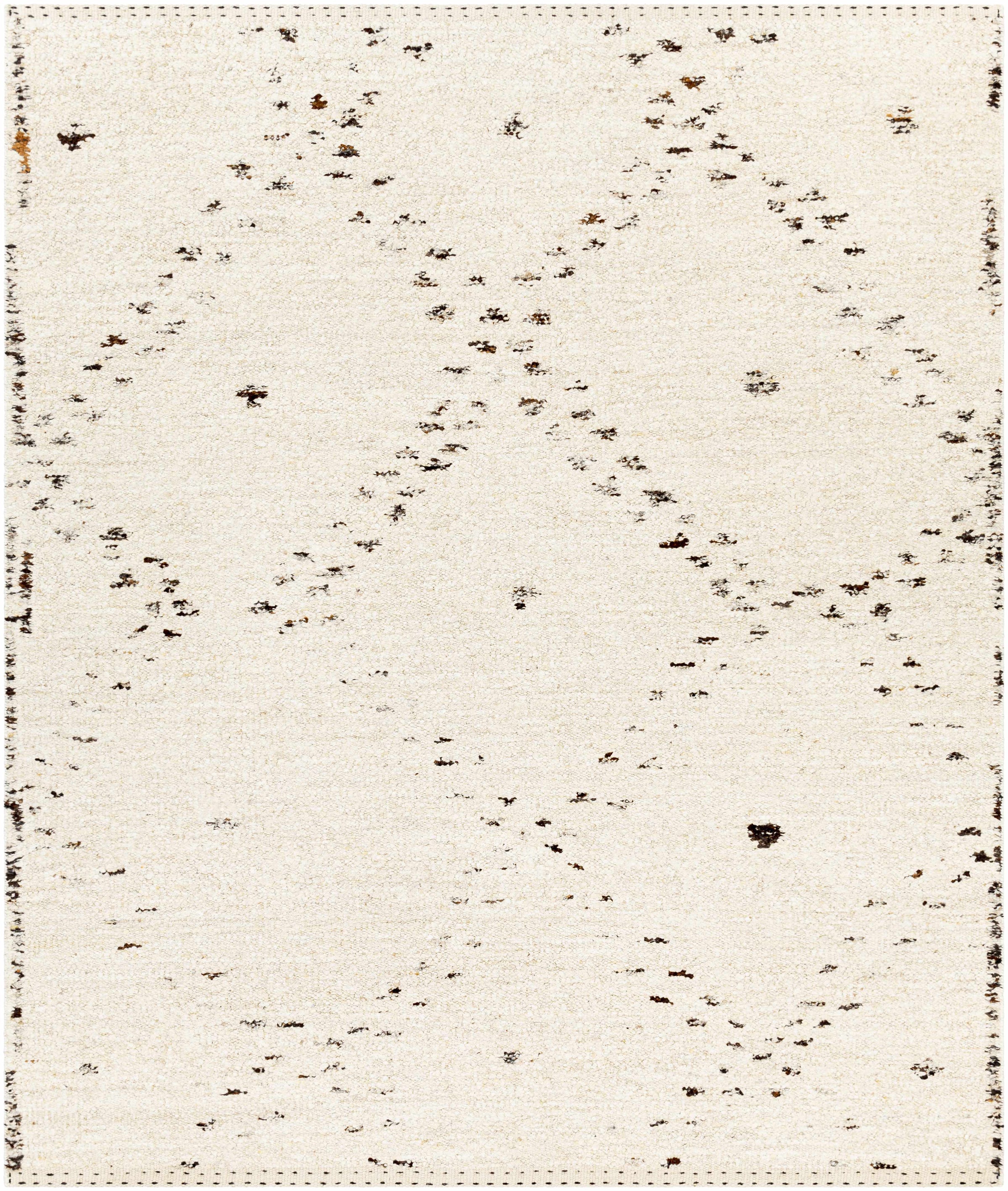 Light Beige Hand Woven 100% Wool Global Rectangle Handmade rug, Indoor use only, no fringe, non-washable. runner also available