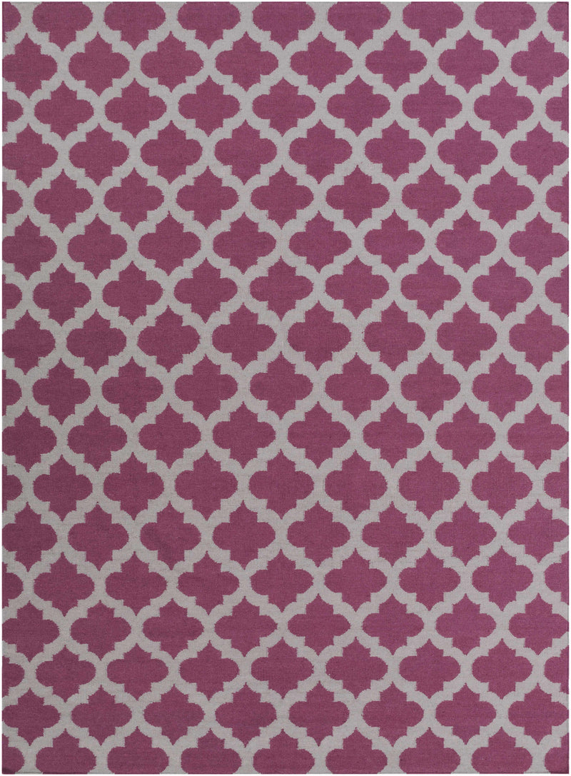 Burgundy Hand Woven 100% Wool Modern Rectangle Handmade rug, Indoor use only, no fringe, non-washable. runner also available