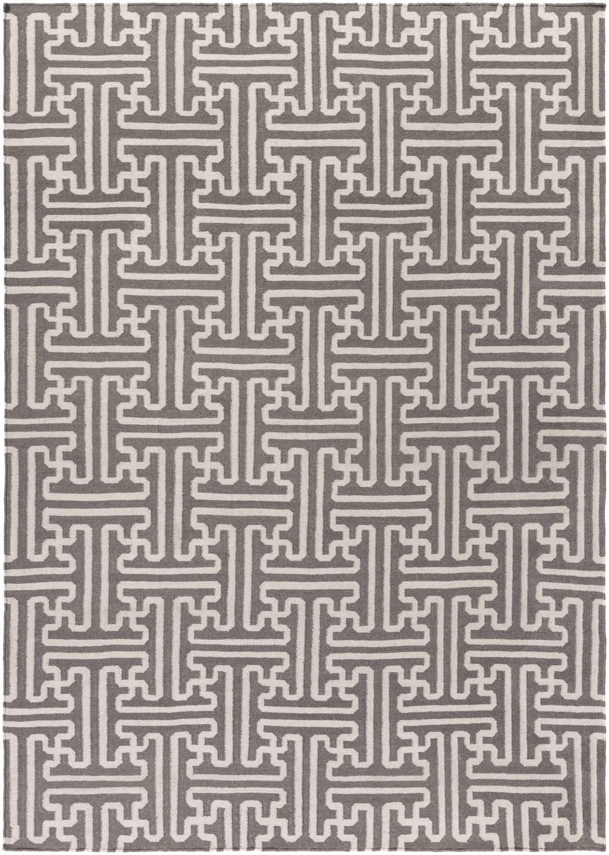 Tan Hand Woven 100% Wool Modern Rectangle Handmade rug, Indoor use only, no fringe, non-washable. runner also available