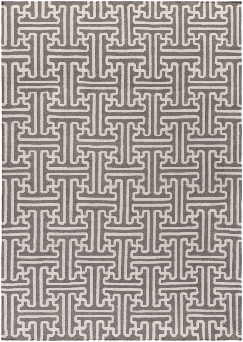 Tan Hand Woven 100% Wool Modern Rectangle Handmade rug, Indoor use only, no fringe, non-washable. runner also available