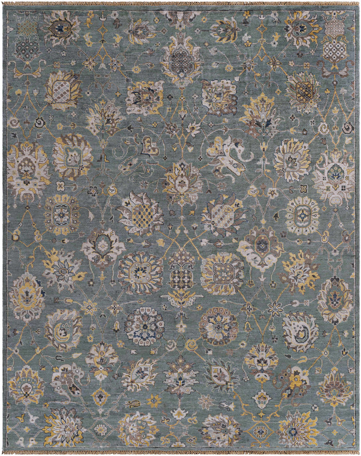 Wheat Hand Knotted 100% Viscose Traditional Rectangle Handmade rug, Indoor use only, has fringe, non-washable. runner also available
