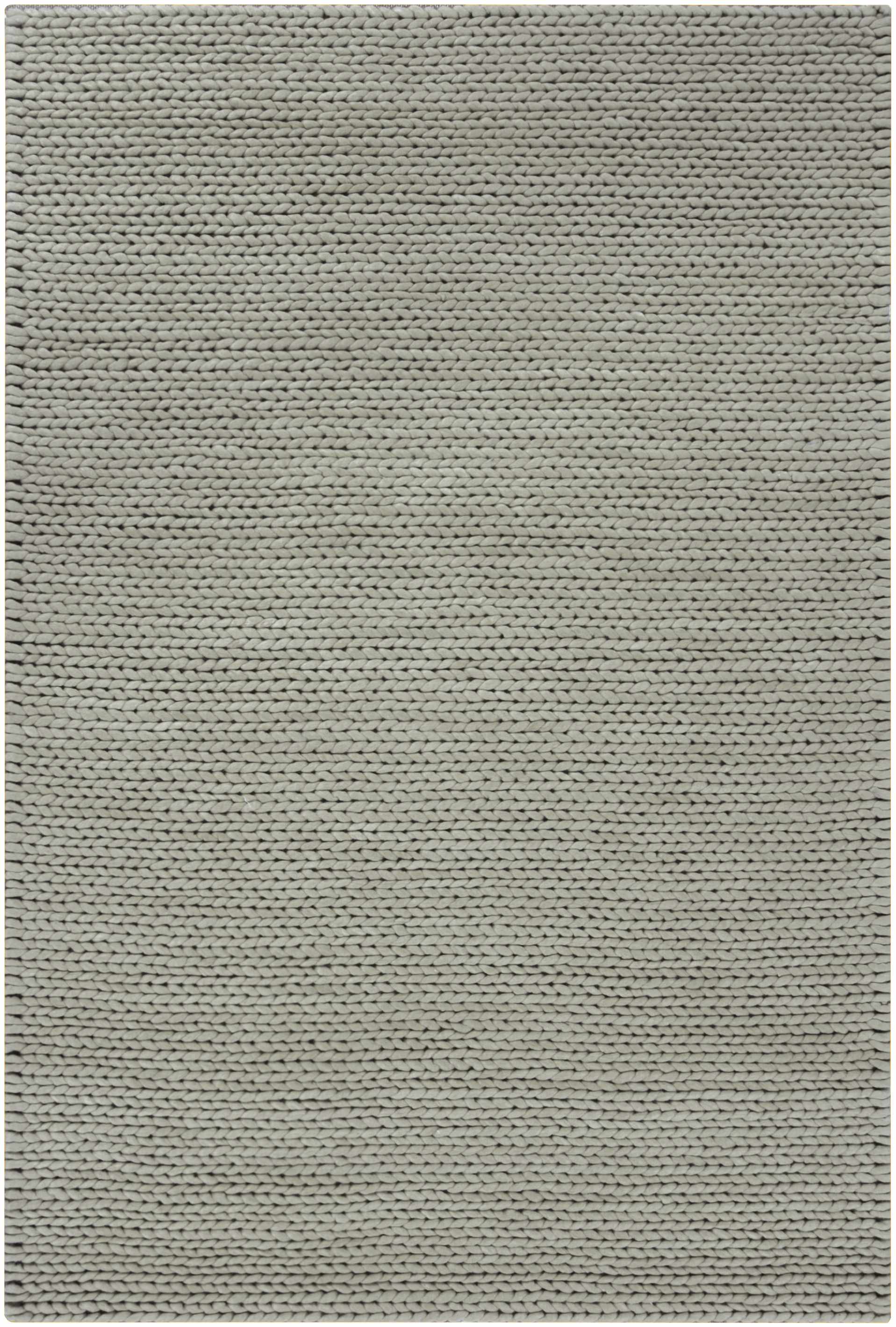 Gray Hand Woven 100% Wool Cottage Rectangle Handmade rug, Indoor use only, no fringe, non-washable.