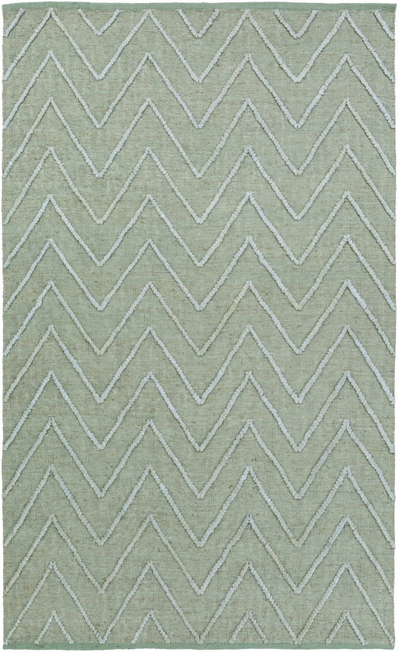 Seafoam Hand Woven 100% Jute Global Rectangle Handmade rug, Indoor use only, no fringe, non-washable.