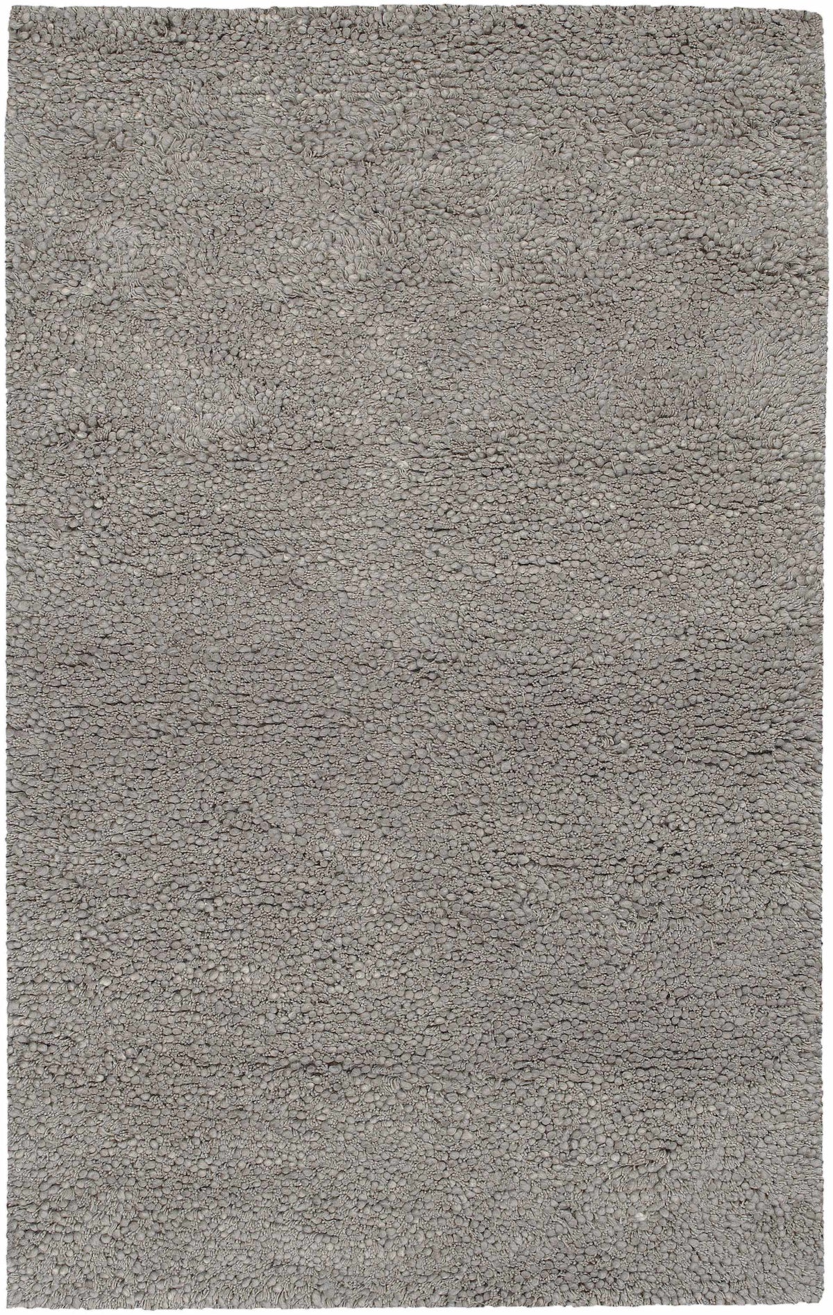 Medium Gray Hand Woven 100% NZ Wool Modern Rectangle Handmade rug, Indoor use only, no fringe, non-washable. runner also available