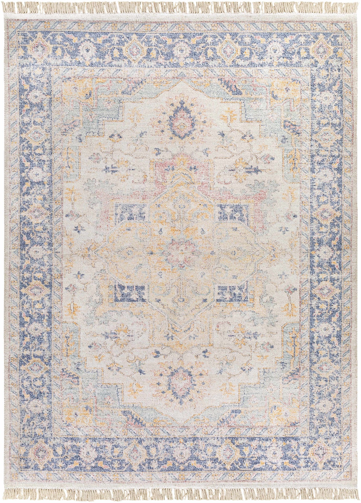 Orange Hand Woven 40% Viscose, 35% Polyester, 25% Cotton Traditional Rectangle Handmade rug, Indoor use only, has fringe, non-washable.