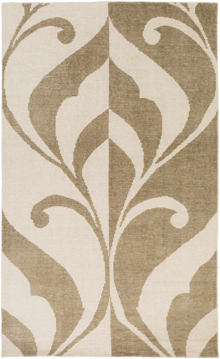 Olive Hand Knotted 100% Wool Modern Rectangle Handmade rug, Indoor use only, no fringe, non-washable.