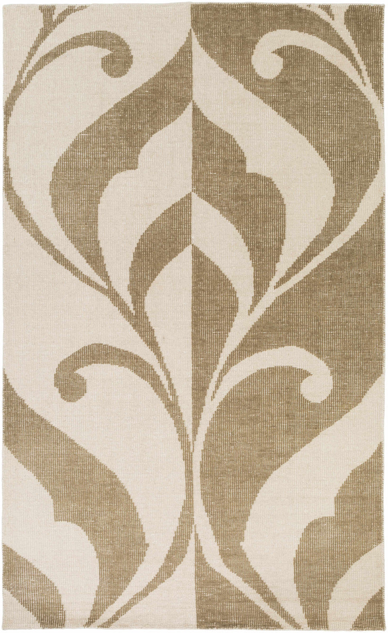 Olive Hand Knotted 100% Wool Modern Rectangle Handmade rug, Indoor use only, no fringe, non-washable.