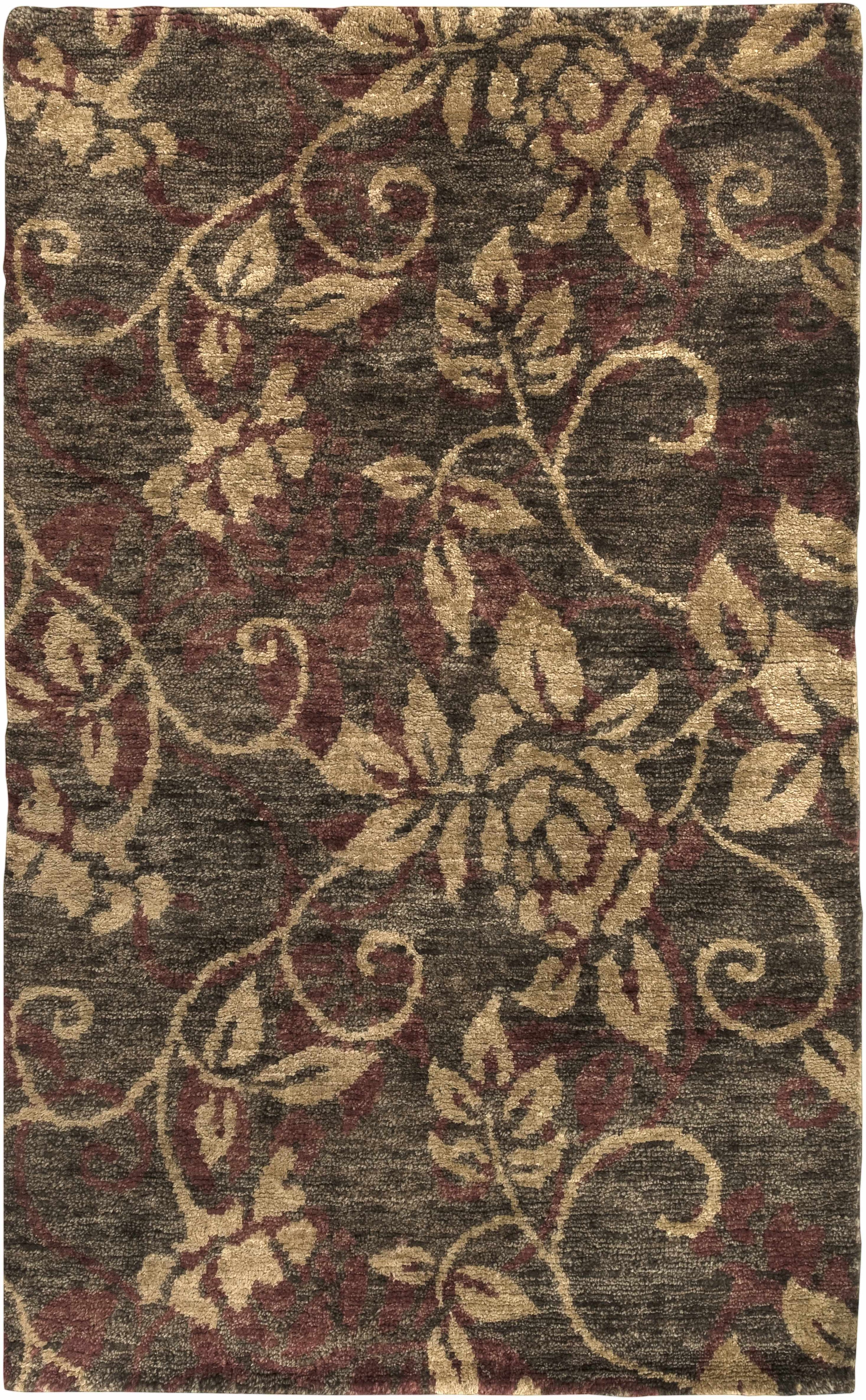 Dark Brown Hand Knotted 100% Jute Modern Rectangle Handmade rug, Indoor use only, no fringe, non-washable. runner also available