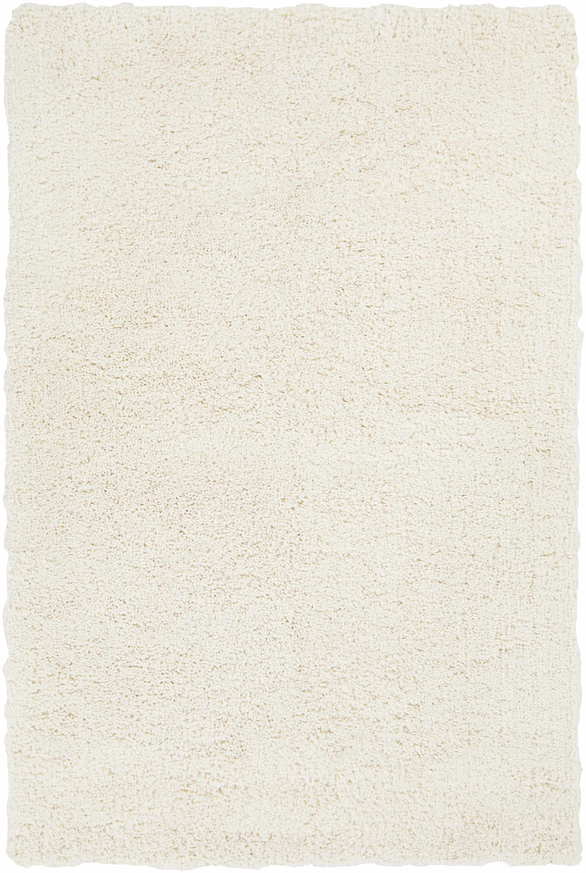 Off-White Hand Woven 100% Polyester Modern Rectangle Handmade rug, Indoor use only, no fringe, non-washable. runner also available