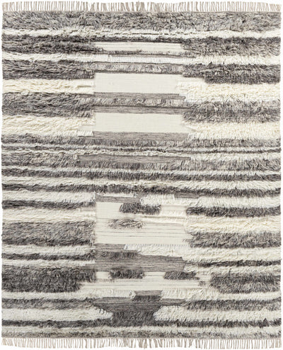 Cream Hand Woven 100% NZ Wool Cottage Rectangle Handmade rug, Indoor use only, has fringe, non-washable.