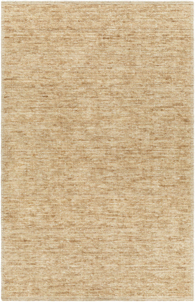 Brown Hand Loomed 100% Wool Modern Rectangle Handmade rug, Indoor use only, no fringe, non-washable.