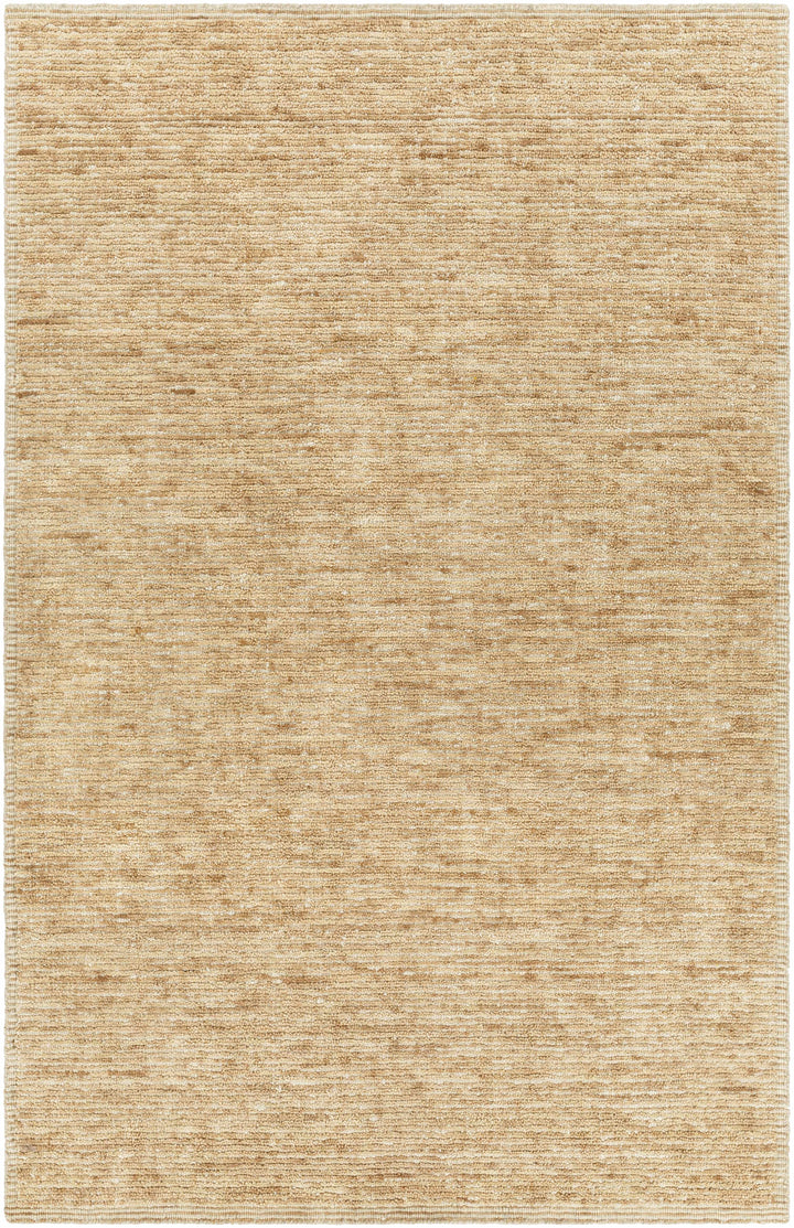 Brown Hand Loomed 100% Wool Modern Rectangle Handmade rug, Indoor use only, no fringe, non-washable.