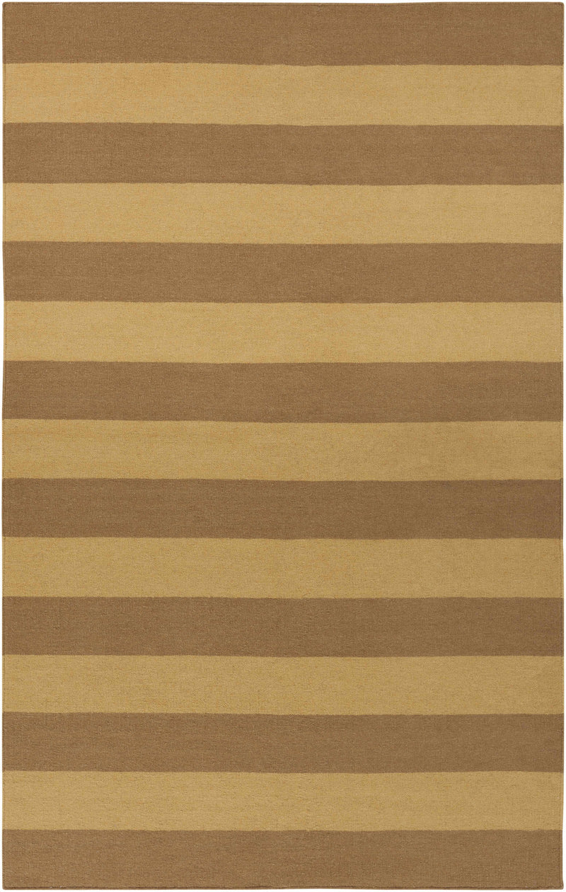 Mustard Hand Woven 100% Wool Cottage Rectangle Handmade rug, Indoor use only, no fringe, non-washable. runner also available