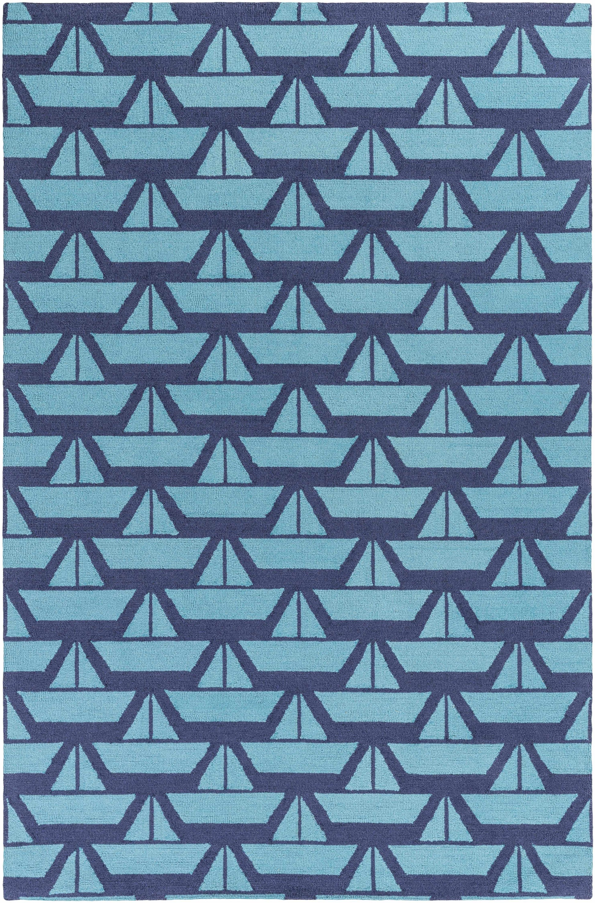 Tic Tac Toe TCT-6002 Hand Hooked Rug