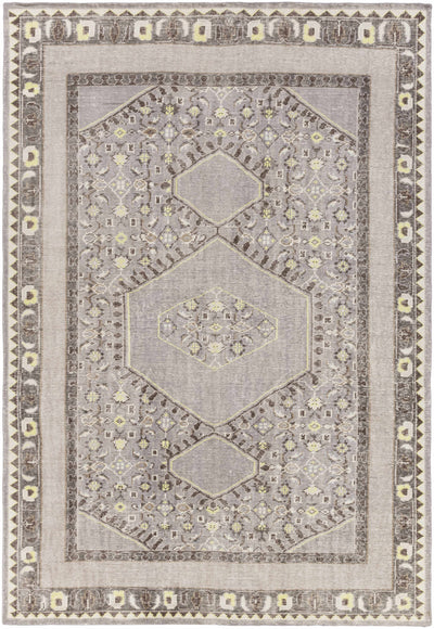 Charcoal Hand Knotted 100% NZ Wool Global Rectangle Handmade rug, Indoor use only, no fringe, non-washable.