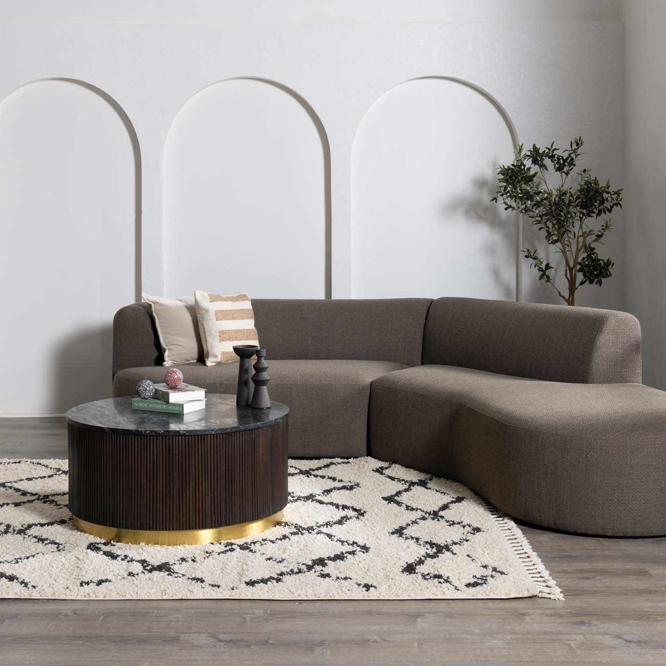 Berber Shag BBE-2300 Machine Woven Rug