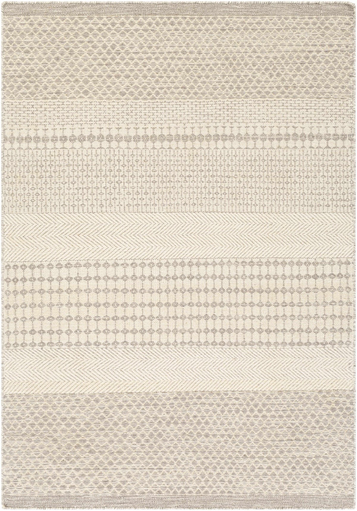 Light Beige Hand Woven 100% Wool Global Rectangle Handmade rug, Indoor use only, no fringe, non-washable. runner also available