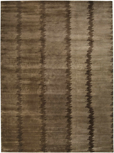 Multicolor Hand Knotted 90% Wool, 10% Viscose Cottage Rectangle Handmade rug, Indoor use only, no fringe, non-washable.