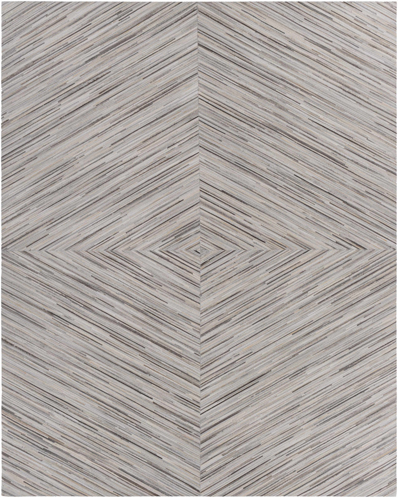 Cream Hand Crafted 100% Hair On Hide Modern Rectangle Handmade rug, Indoor use only, no fringe, non-washable.