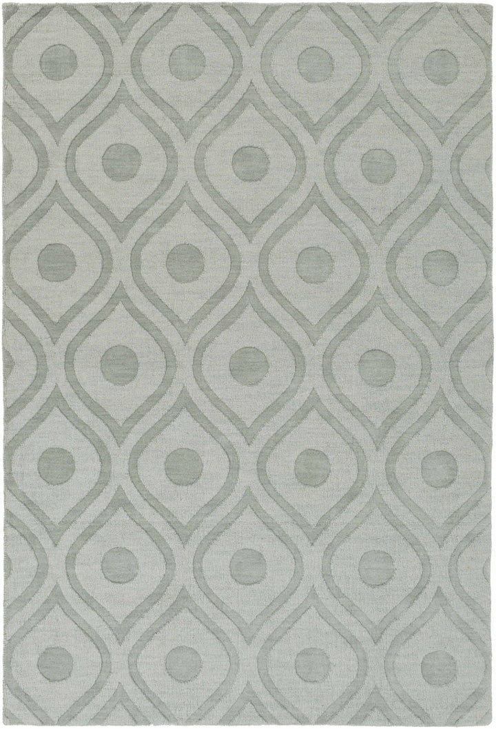 Sage Hand Loomed 100% Wool Modern Rectangle Handmade rug, Indoor use only, no fringe, non-washable. round, runner also available