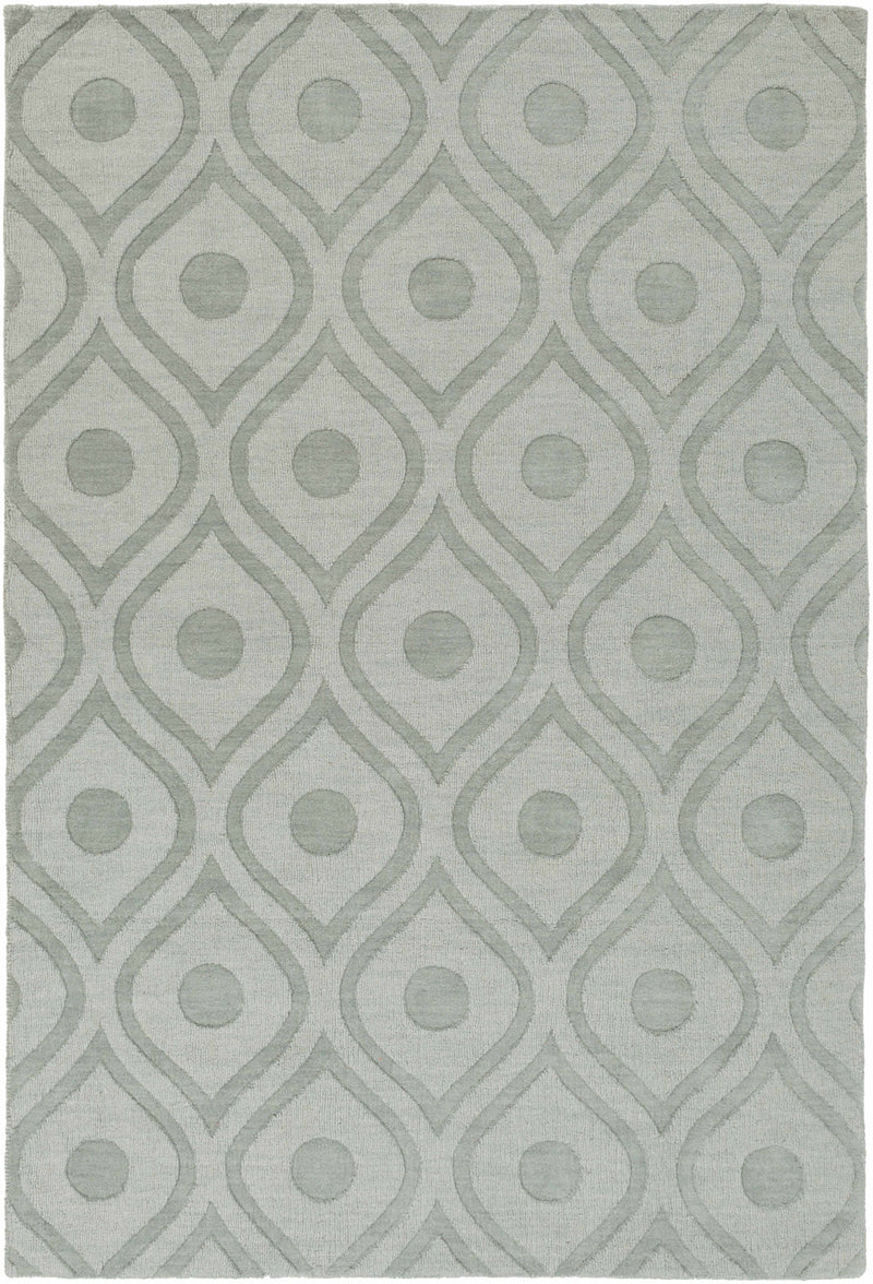 Sage Hand Loomed 100% Wool Modern Rectangle Handmade rug, Indoor use only, no fringe, non-washable. round, runner also available