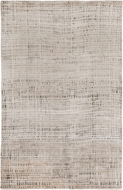 Dark Brown Hand Knotted 100% Viscose Cottage Rectangle Handmade rug, Indoor use only, no fringe, non-washable.