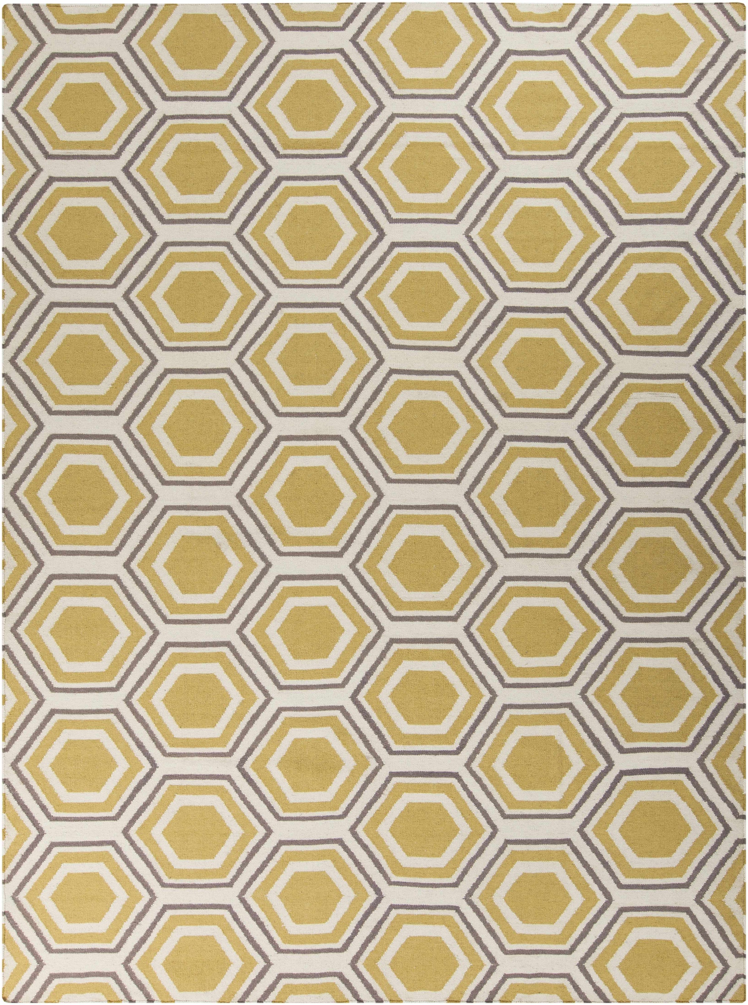 Light Beige Hand Woven 100% Wool Modern Rectangle Handmade rug, Indoor use only, no fringe, non-washable.