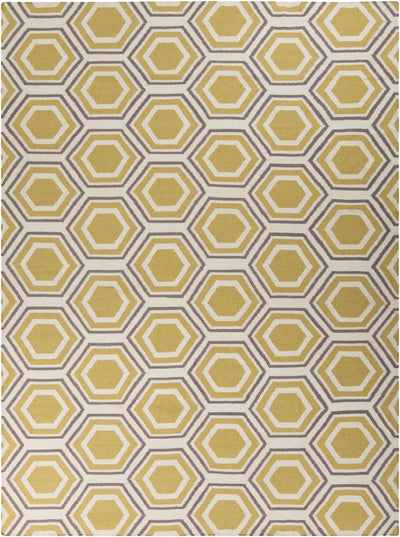 Light Beige Hand Woven 100% Wool Modern Rectangle Handmade rug, Indoor use only, no fringe, non-washable.
