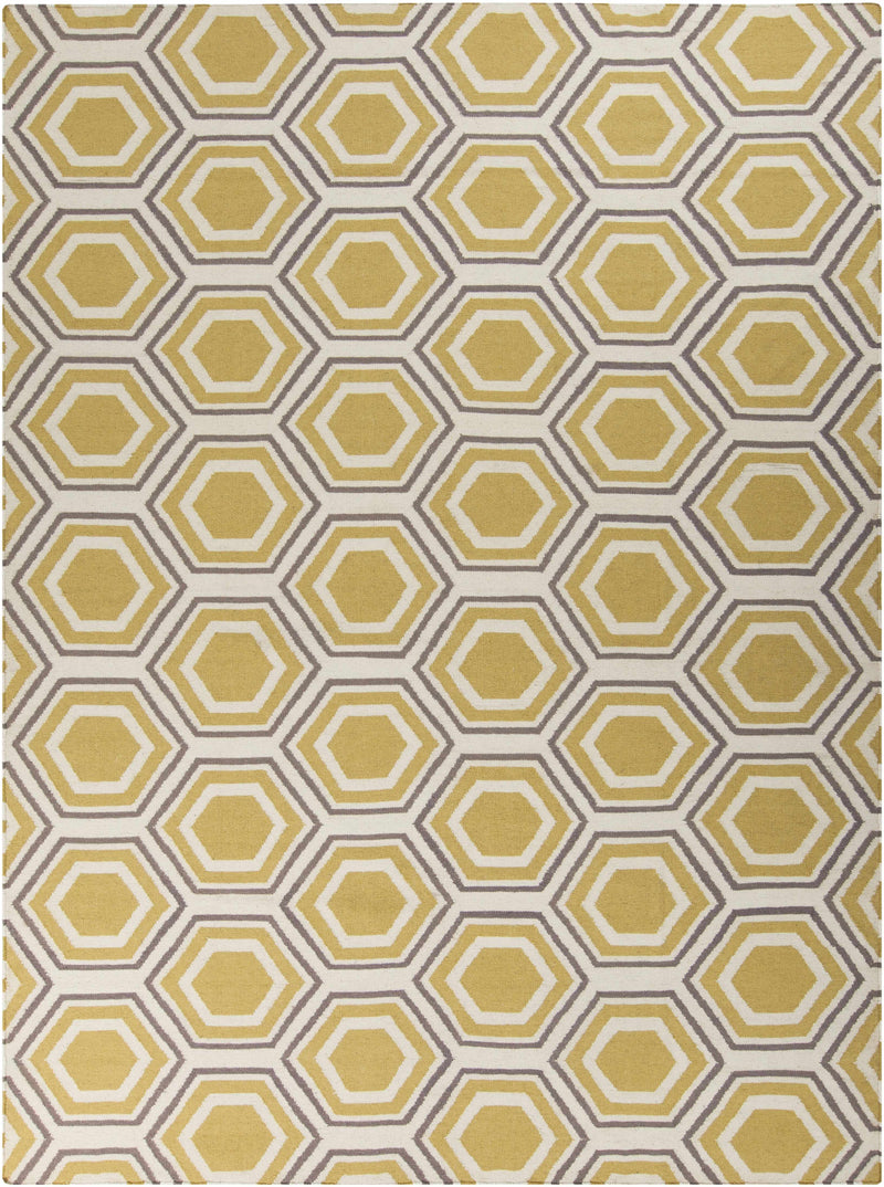 Light Beige Hand Woven 100% Wool Modern Rectangle Handmade rug, Indoor use only, no fringe, non-washable.