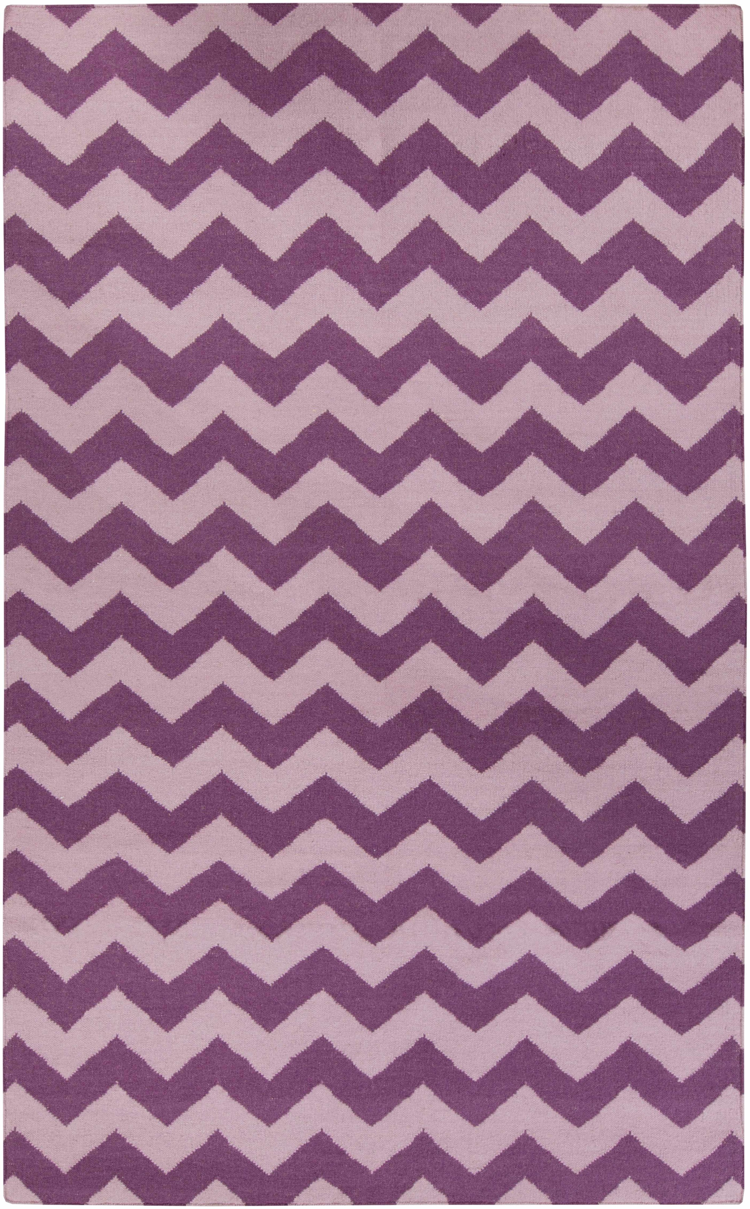 Lavender Hand Woven 100% Wool Modern Rectangle Handmade rug, Indoor use only, no fringe, non-washable. runner also available