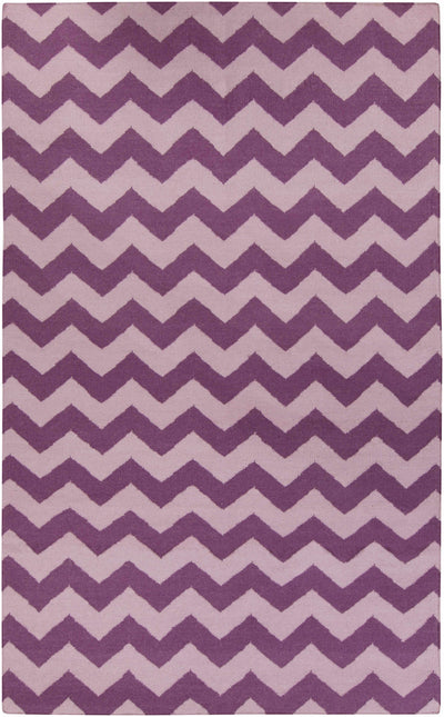 Lavender Hand Woven 100% Wool Modern Rectangle Handmade rug, Indoor use only, no fringe, non-washable. runner also available