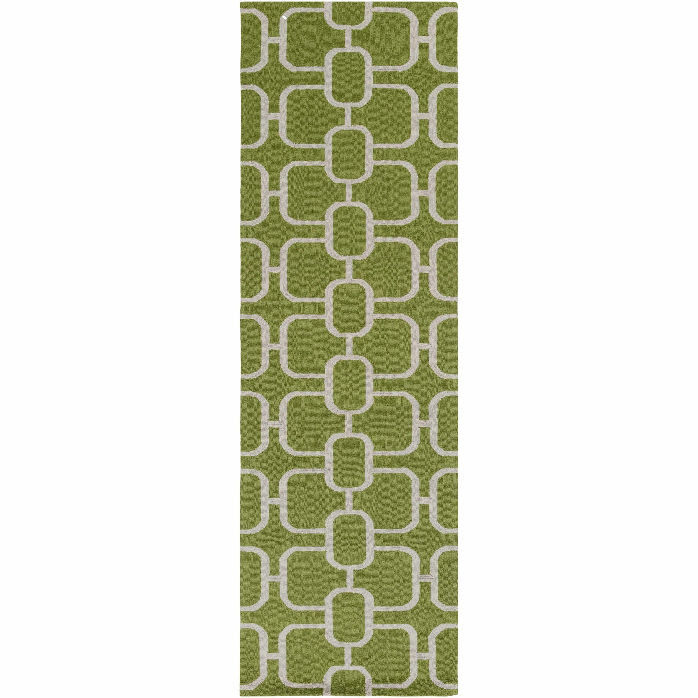 Lockhart LKH-9003 Hand Hooked Rug