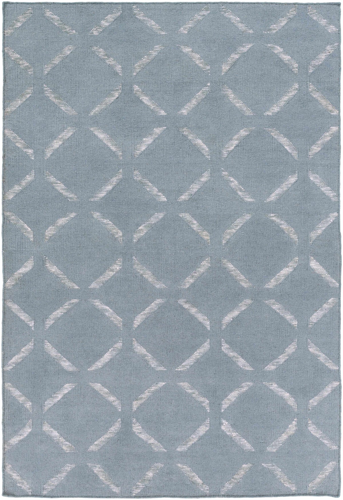 Medium Gray Hand Woven 50% Wool, 30% Viscose, 20% Cotton Modern Rectangle Handmade rug, Indoor use only, no fringe, non-washable. runner also available