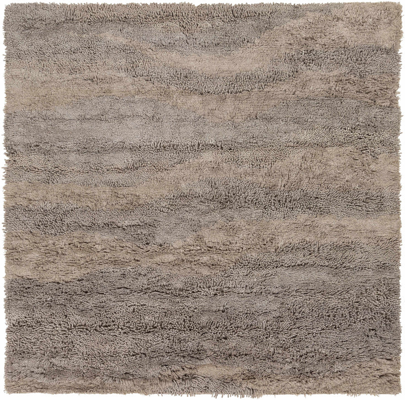 Medium Gray Hand Woven 100% NZ Wool Modern Rectangle Handmade rug, Indoor use only, no fringe, non-washable. round, runner, square also available