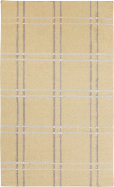 Tan Hand Woven 100% Wool Modern Rectangle Handmade rug, Indoor use only, no fringe, non-washable. runner also available