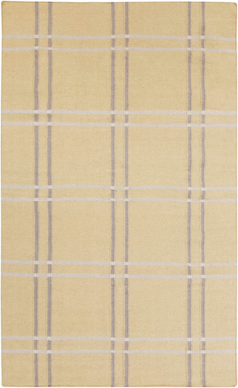 Tan Hand Woven 100% Wool Modern Rectangle Handmade rug, Indoor use only, no fringe, non-washable. runner also available