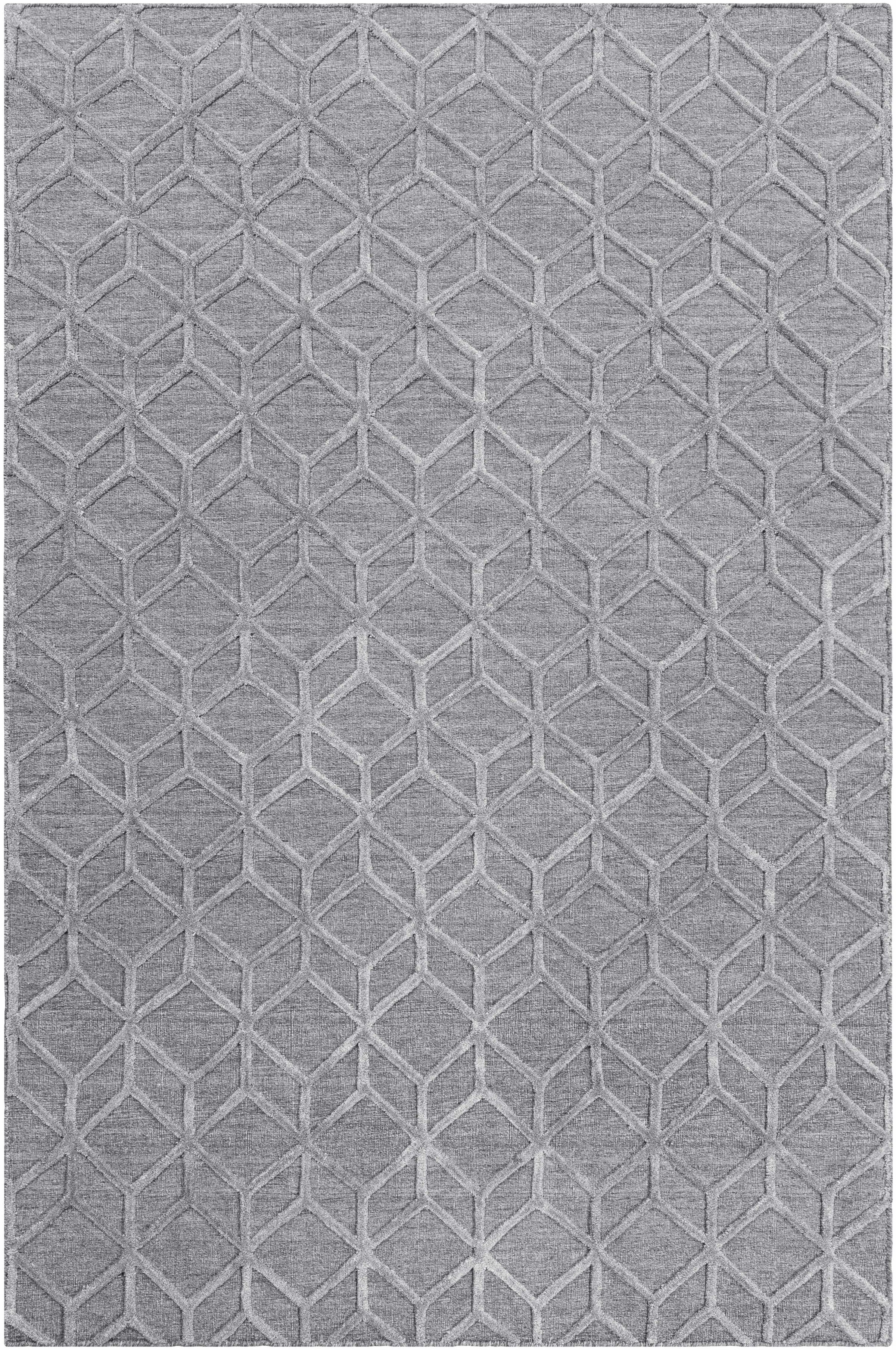Brown Hand Loomed 90% Viscose, 10% Polyester Modern Rectangle Handmade rug, Indoor use only, no fringe, non-washable.