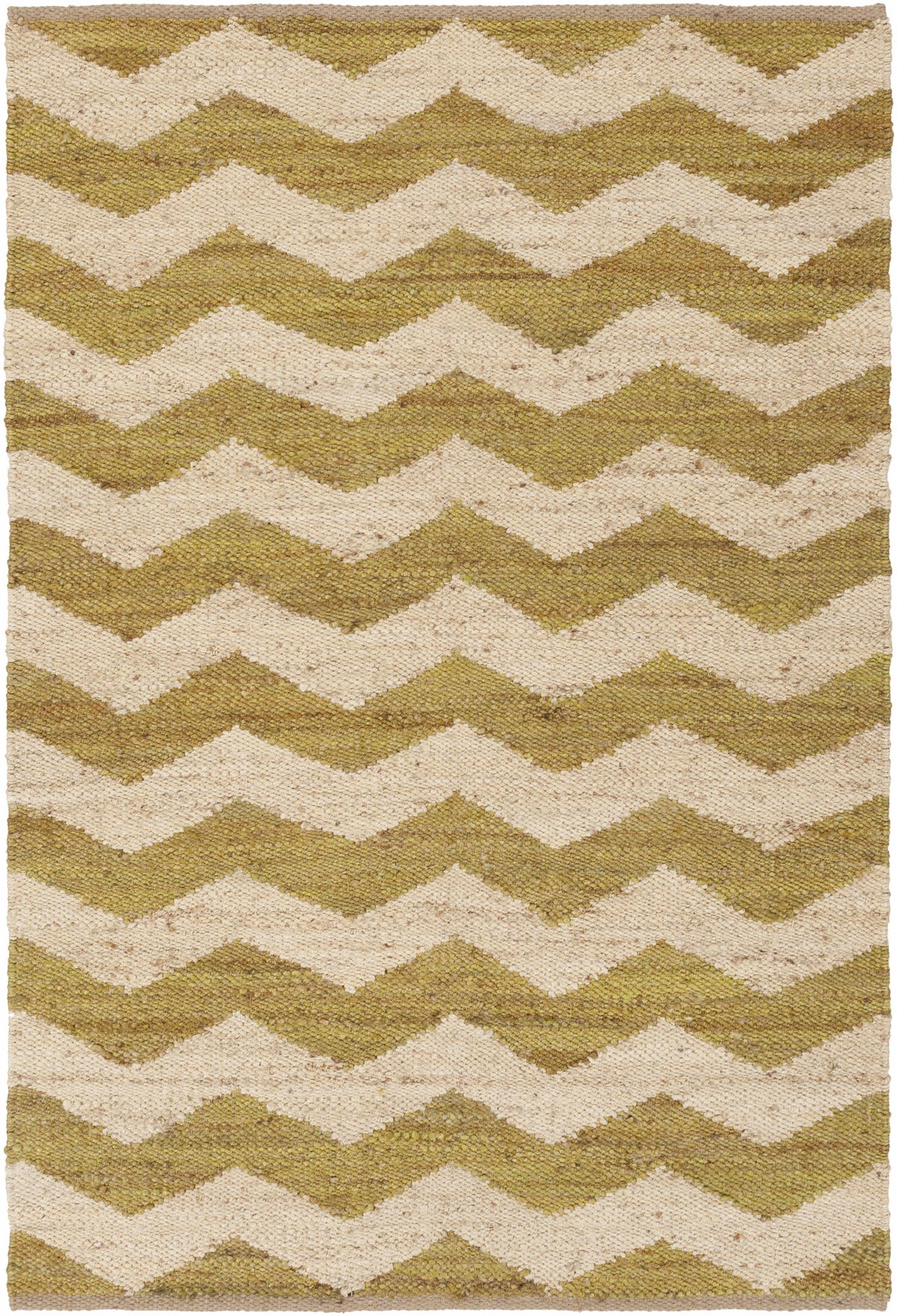 Olive Hand Woven 100% Jute Modern Rectangle Handmade rug, Indoor use only, no fringe, non-washable.