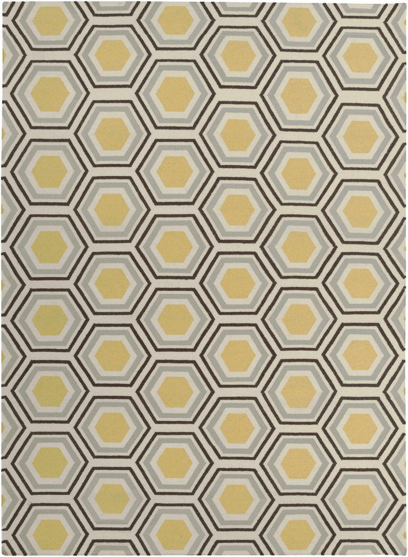 Tan Hand Woven 100% Wool Modern Rectangle Handmade rug, Indoor use only, no fringe, non-washable. round also available