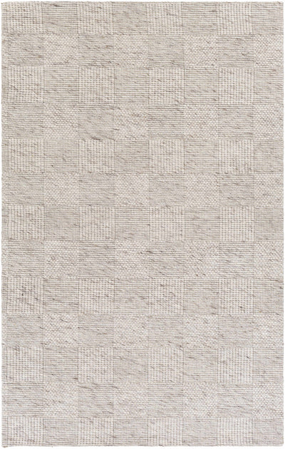 Off-White Hand Woven 100% Wool Modern Rectangle Handmade rug, Indoor use only, no fringe, non-washable. runner also available
