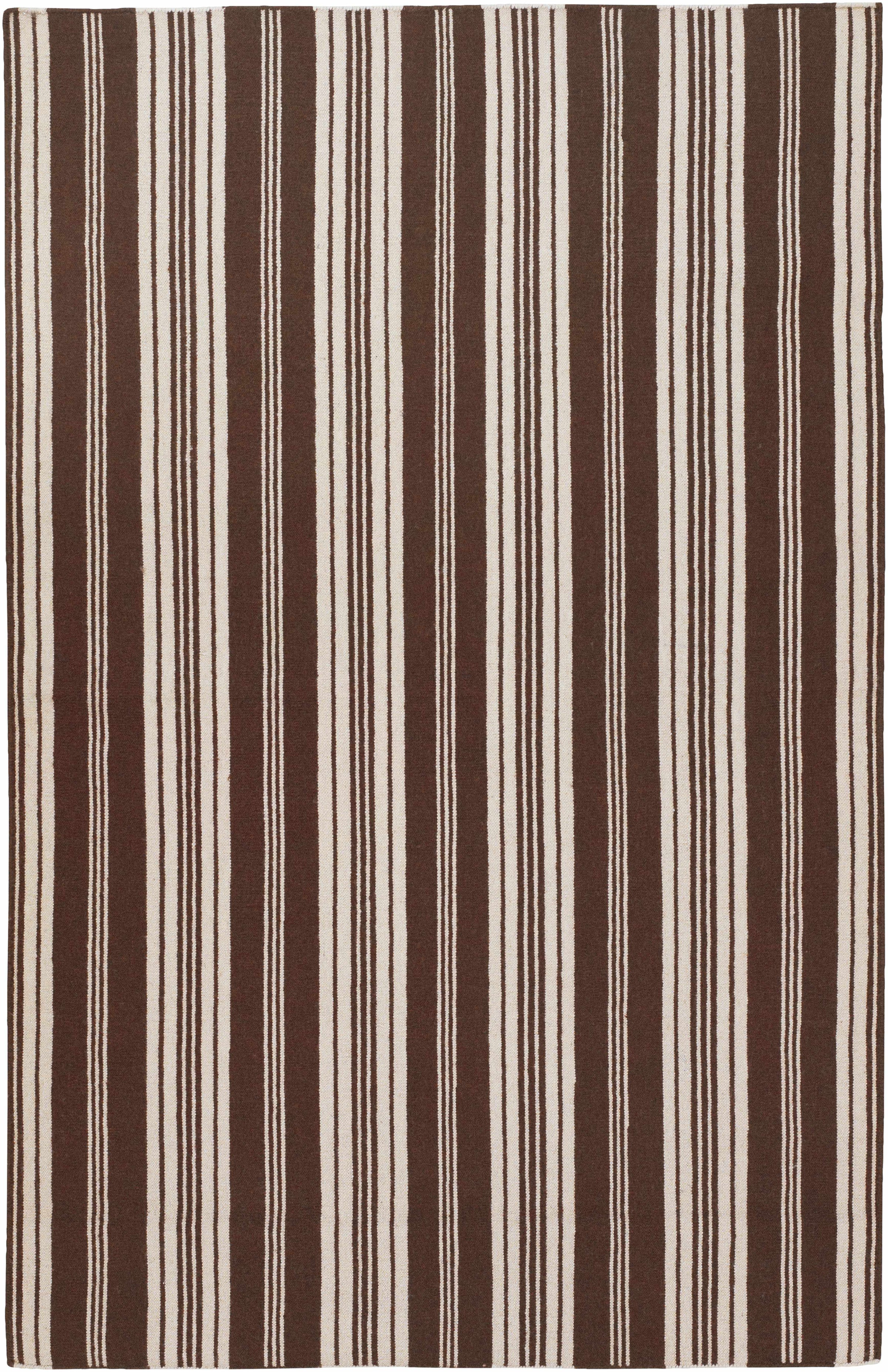 Beige Hand Woven 100% Wool Cottage Rectangle Handmade rug, Indoor use only, no fringe, non-washable.