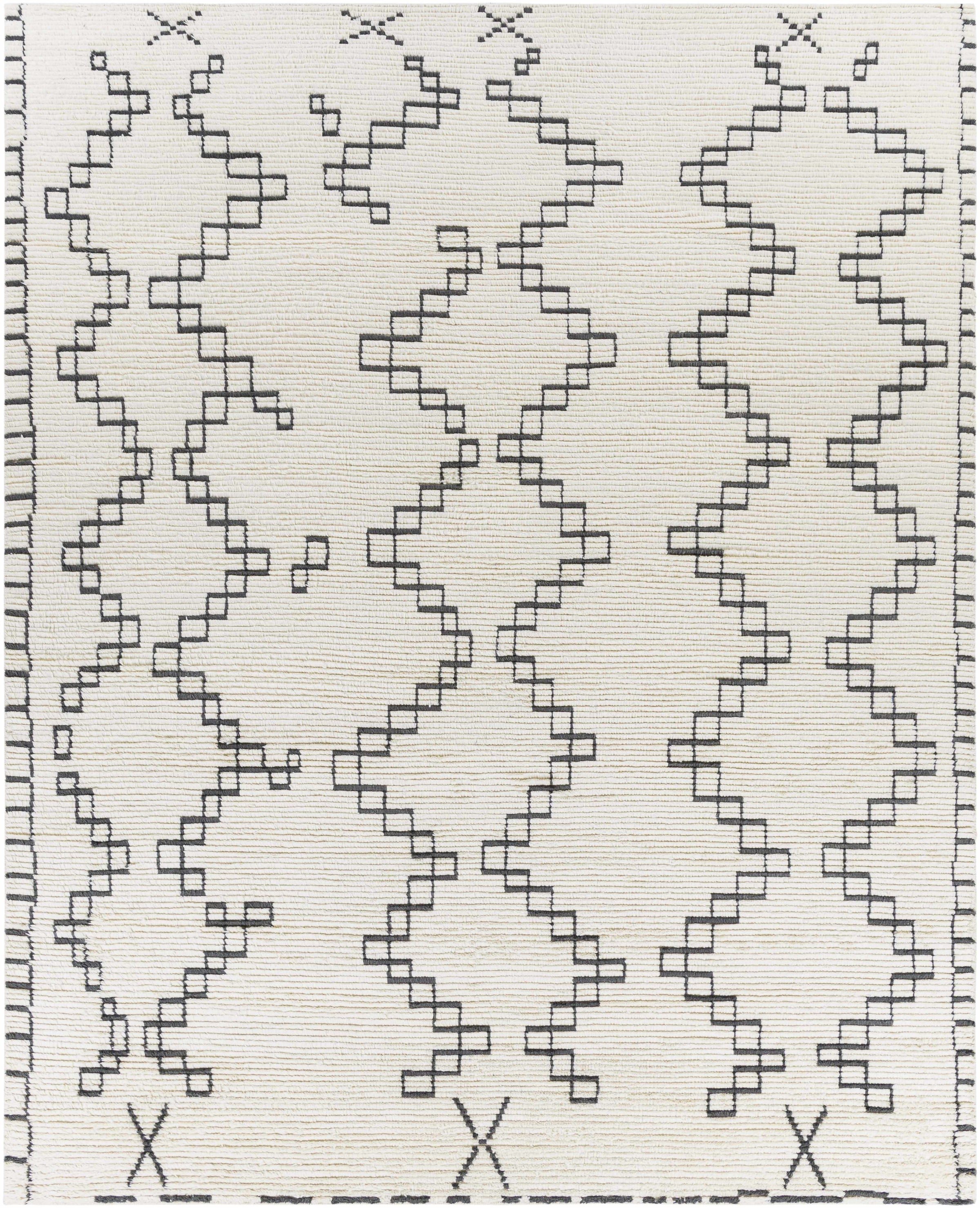 Ivory Hand Woven 100% Wool Global Rectangle Handmade rug, Indoor use only, no fringe, non-washable. runner also available