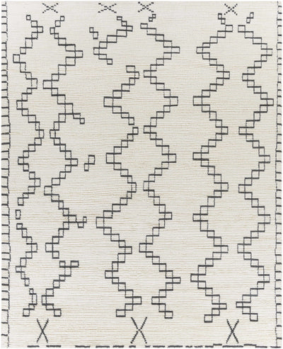 Ivory Hand Woven 100% Wool Global Rectangle Handmade rug, Indoor use only, no fringe, non-washable. runner also available