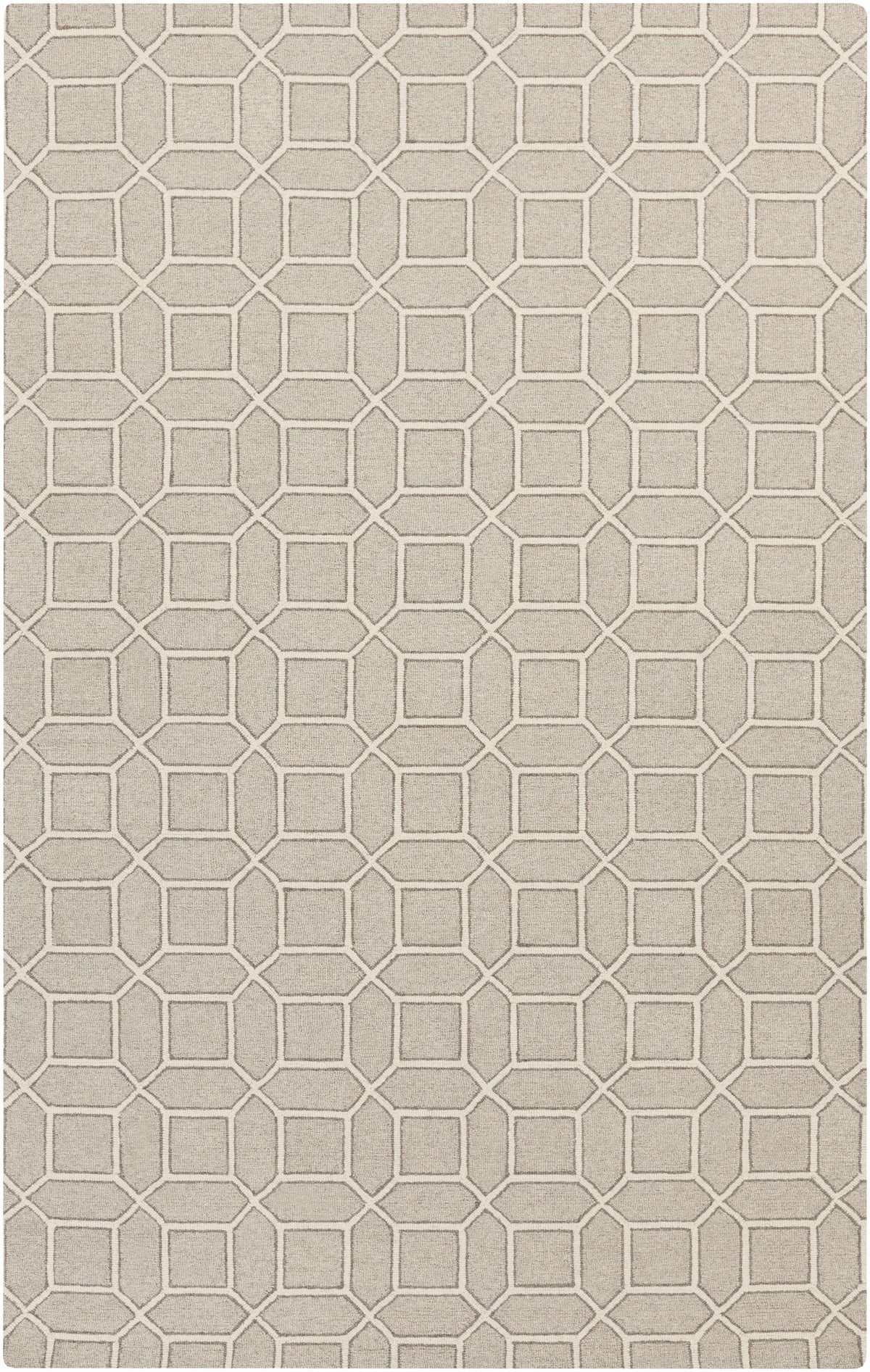 Oatmeal Hand Hooked 100% Wool Cottage Rectangle Handmade rug, Indoor use only, no fringe, non-washable. runner also available
