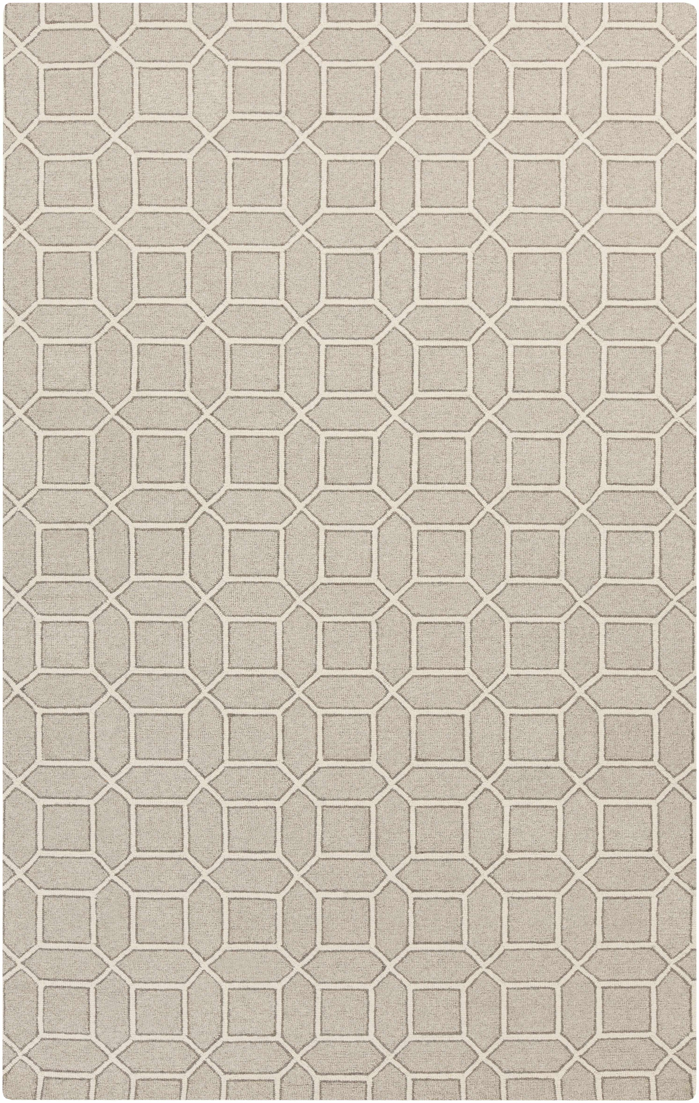 Oatmeal Hand Hooked 100% Wool Cottage Rectangle Handmade rug, Indoor use only, no fringe, non-washable. runner also available