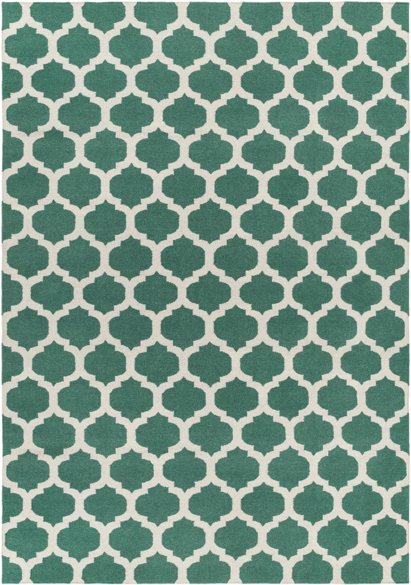 Sage Hand Woven 100% Wool Modern Rectangle Handmade rug, Indoor use only, no fringe, non-washable. runner also available