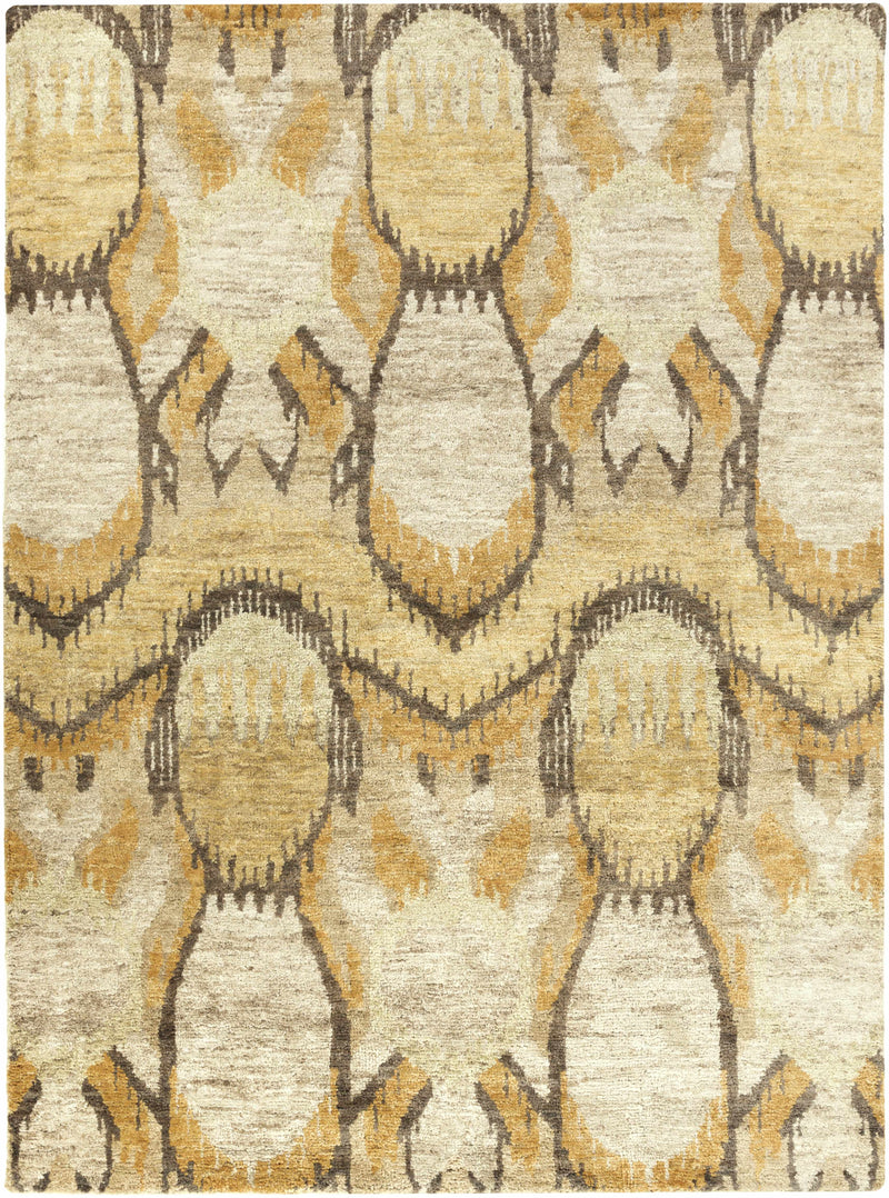 Beige Hand Knotted 100% Jute Rustic Rectangle Handmade rug, Indoor use only, no fringe, non-washable. runner also available
