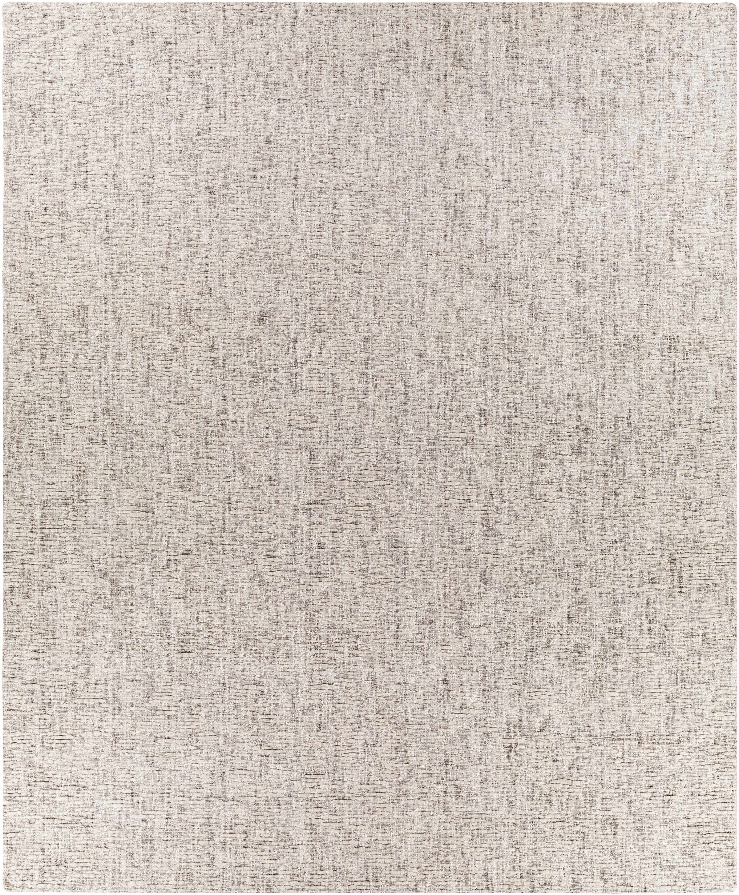 Slate Hand Loomed 90% Polyester, 10% Wool Modern Rectangle Handmade rug, Indoor use only, no fringe, non-washable.